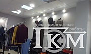 Монтаж освещения в магазине