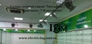 монтаж потолочных светильников
